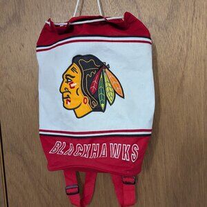 Chicago Blackhawks Back Sack Drawstring Bag Tote NHL Backpack Duffle